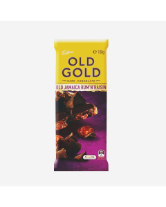 Cadbury Old Gold Old Jamaica Rum 'N' Raisin Dark Chocolate Block - Carton