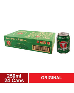 Export CARABAO ENERGY DRINK 250ML X24 -20fcl - Carton 