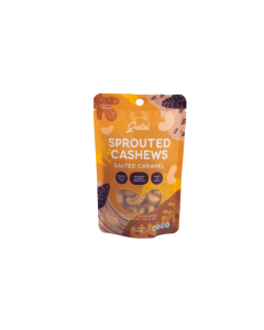 With Love, Gretel Sprouted Cashews Salted Caramel 50g - Carton