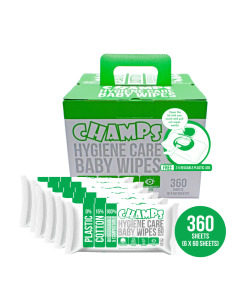 Champs Hygiene Care Baby Wipes (60Sx6) - Carton