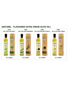 Naturel Flavoured Extra Virgin Olive Oil 250ml - Carton