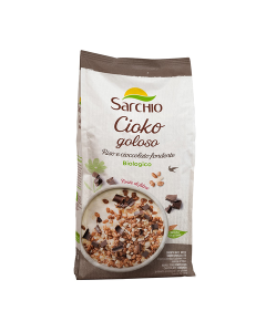 Sarchio Cereals- Crispy Rice with Dark Chocolate Cereal - Carton