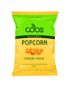 Cobs Natural Popcorn Cheddar Cheese - Case