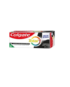 Colgate Total 12 Charcoal Deep Clean Twinpack Toothpaste - Carton