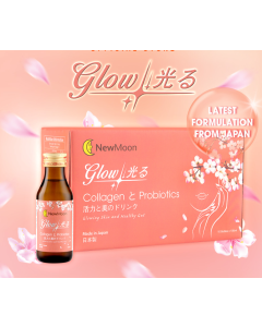  New Moon GLOW Collagen and Probiotics Drink - Carton
