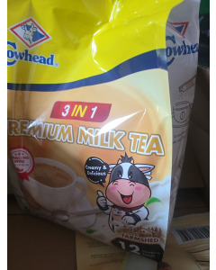 COWHEAD 3 IN 1 PREMIUM MILK TEA (12S) 432G X 24-Carton