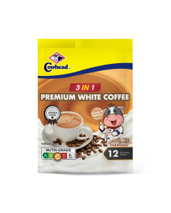 COWHEAD 3 IN 1 PREMIUM WHITE COFFEE (12S) 432G X 24-Carton