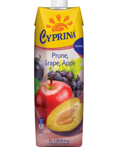 Cyprina Prune with Grape & Apple Juice - Carton