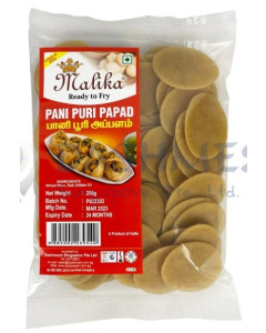 Malika Pani Poori Papad 50X200GM-Carton