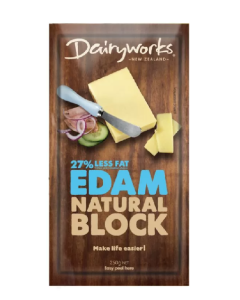 Dairyworks Edam Block Cheese - Carton