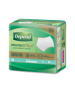 Depend Protect Plus Pants - Medium Adult Diaper - Case