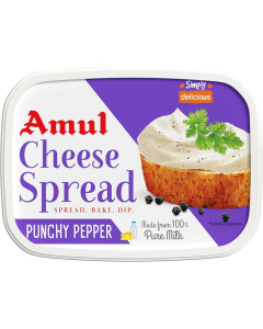 Amul Cheese Spread Pepper 24X200GM-Carton
