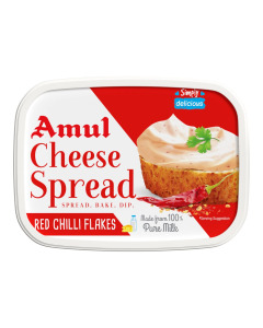 Amul Cheese Spread Red Chilli 24X200GM-Carton