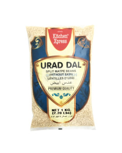 Kitchen Xpress White Urid Whole 20X1KG-Carton