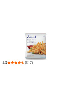 Amul Happy Treats French Fries 26X425GM-Carton