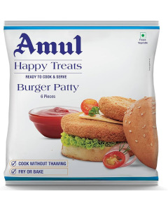 Amul Happy Treats Veg Burger Patty 30X360GM-Carton