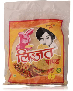 Lijiat Garlic Papad 80X200GM-Carton