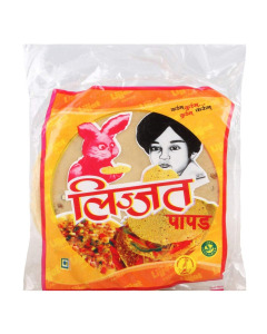 Lijiat Plain Papad 80X200GM-Carton