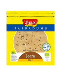 Swad Jeera Papad 80X200GM-Carton