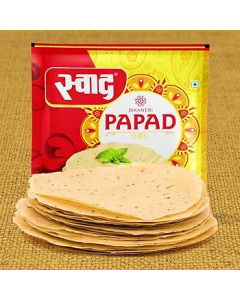 Swad Plain Papad 80X200GM-Carton