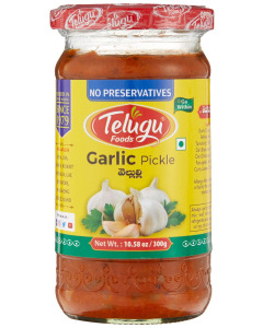 Telugu Garlic Pickle 24X300GM-Carton