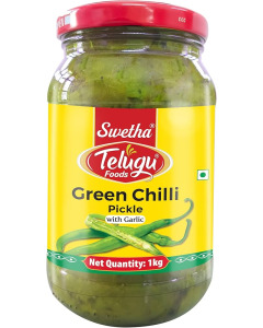 Telugu Green Chilli Pickle 24X300GM-Carton