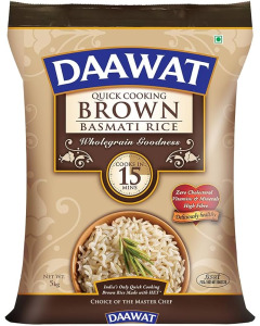 Daawat Brown Basmati Rice 4X5KG-Carton
