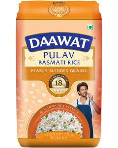 Daawat Pulav Basmati Rice 20X1KG-Carton