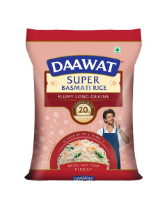 Daawat Super Basmati Rice 4X5KG-Carton