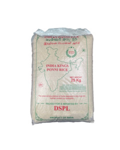 Ponni Rice India Kings 25KG-Bag