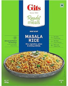 Gits Masala Rice RTE 20X265GM-Carton