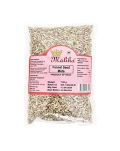 Malika Fennel Seeds Mota 60X100G-Carton