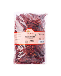 Malika Red Dry Chili Without Stem 10X500G-Carton