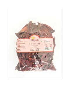 Malika Red Dry Chili Without Stem 20X250G-Carton