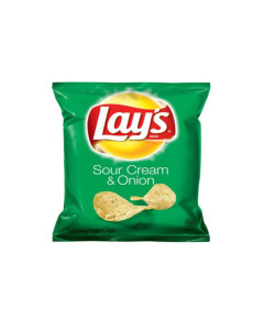 Lay's Sour Cream and Onion Potato Chips - Carton