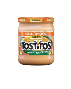 Tostitos Medium Con Queso Dip - Carton