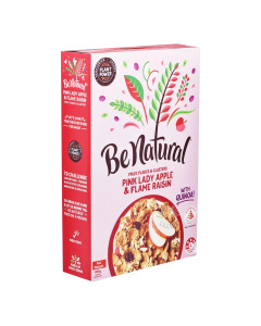 Be Natural Pink Apple & Flame Raisin Cereal - Case