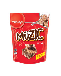 Munchy's Muzic Chocolate Wafer Bites - Carton