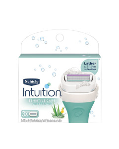 Schick Intuition Plus Senstive Razor Blade Refill 3s - Case
