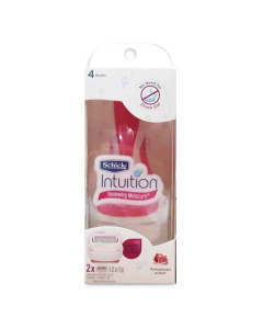 Schick Intuition Renewing Moisture Pomegranate Razor - Case