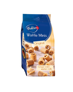Bahlsen Waffle Mini Original Wafer Rolls - Carton