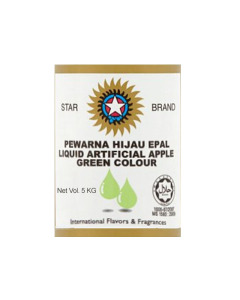 Star Brand Apple Green Artificial Food Colouring - Carton