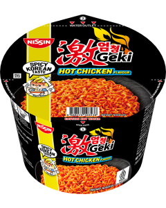 Nissin Geki Bowl SG Hot Chicken - CARTON