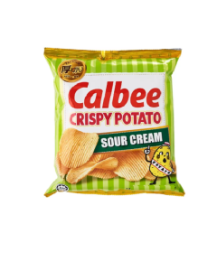 Calbee Crispy Potato Sour Cream - Carton