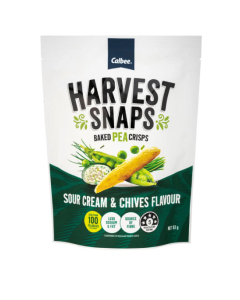 Calbee Harvest Snaps Sour Cream & Chives - Carton