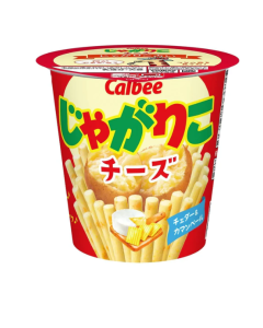 Calbee Jagabee Potato Sticks Cheesy Cheese - Carton