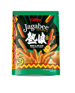 Calbee Jagabee Pouch Spicy - Carton