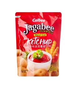 Calbee Jagabee Wave-Cut Pouch Tomato - Carton