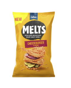 Calbee MELTS Cheeseburger - Carton