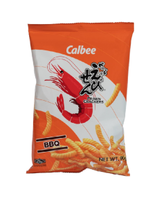 Calbee Prawn Cracker Barbecue - Carton